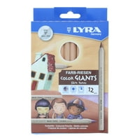 Lyra ColorGiants Bőrtónusok Színes Ceruza Készlet, 12 Színű