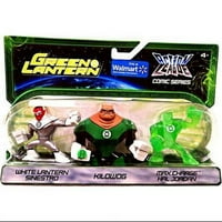 Mattel Fehér Lámpás Sinestro, Kilowog & Ma Charge Hal Mini Figura, Csomag